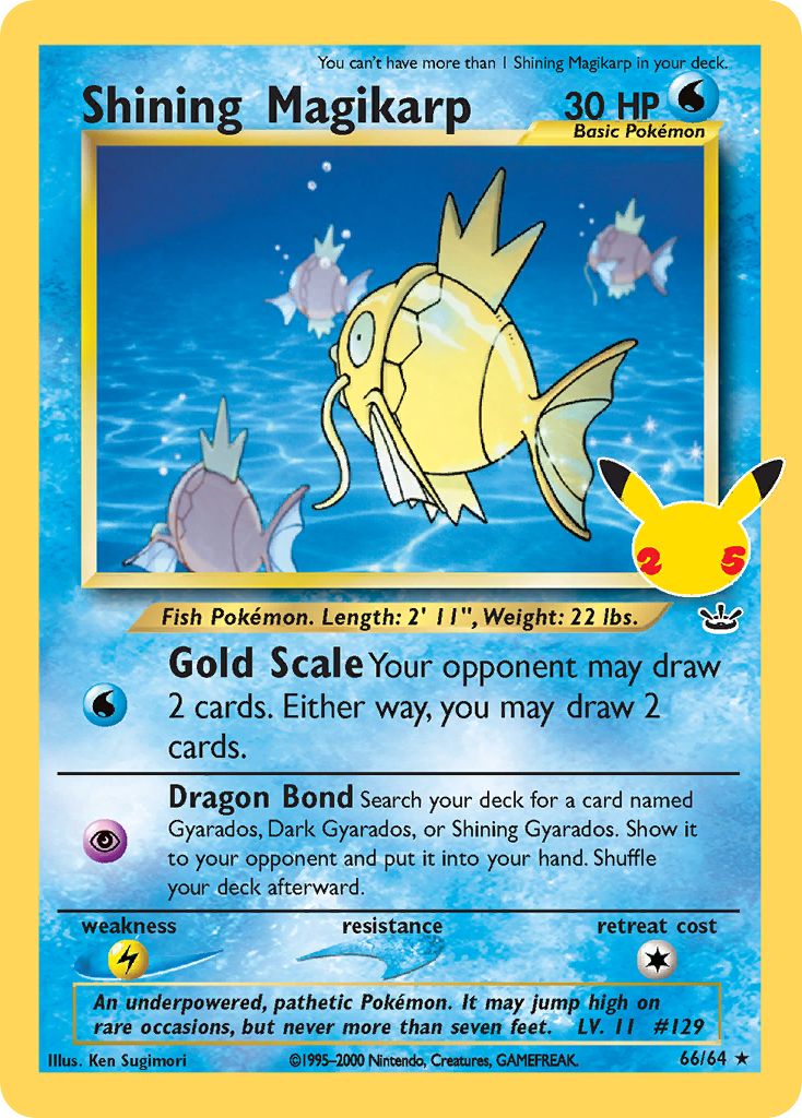Shining Magikarp - Celebrations: Classic Collection SET-66_A