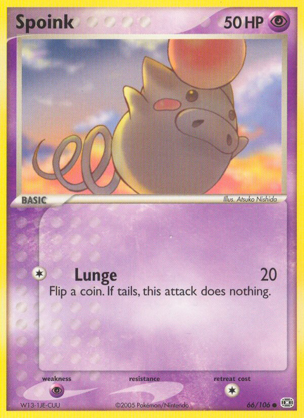 Spoink - Emerald SET-66