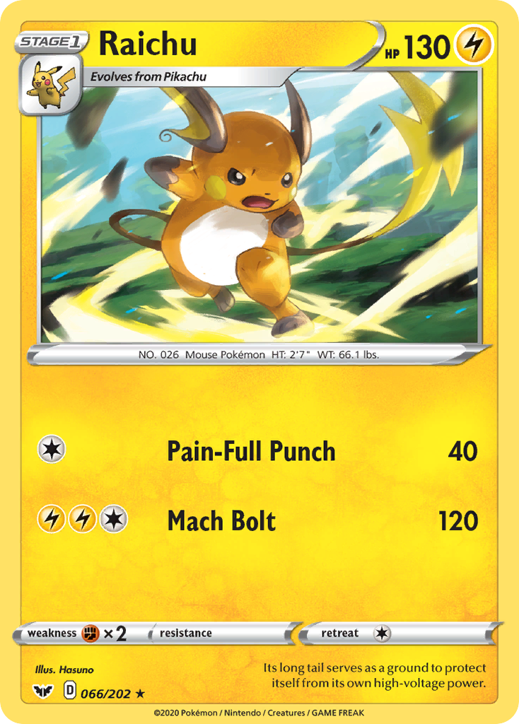 Raichu - Sword & Shield SET-66