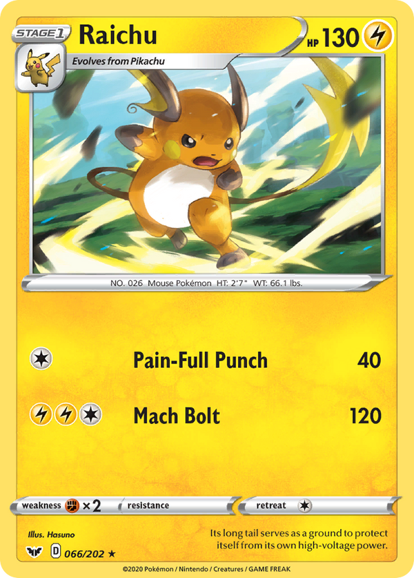 Raichu - Sword & Shield SET-66