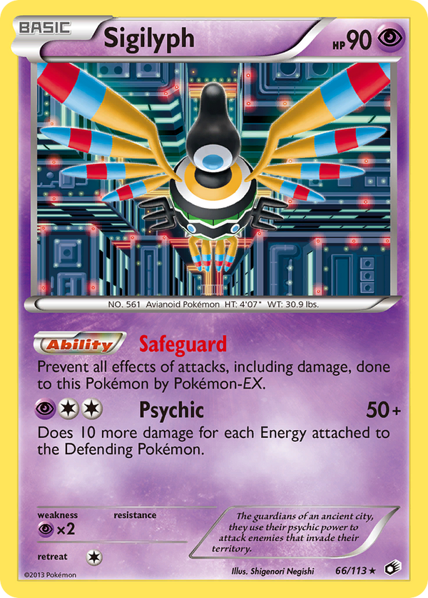 Sigilyph - Legendary Treasures SET-66