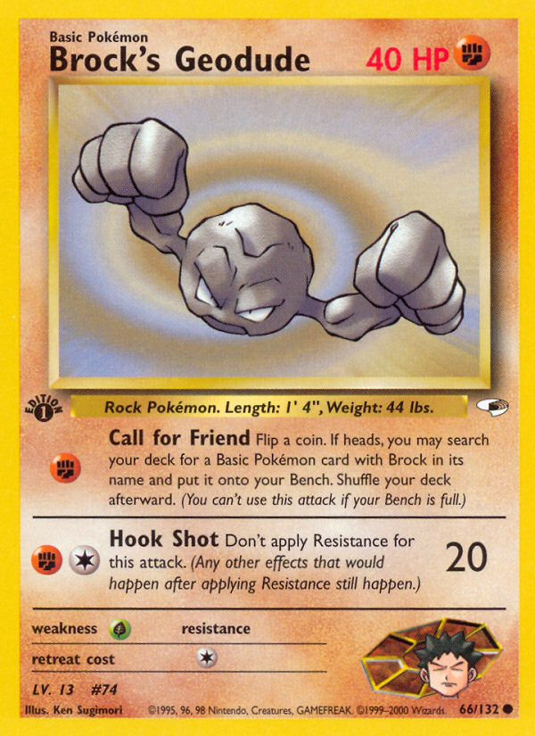 Brock's Geodude - Gym Heroes SET-66