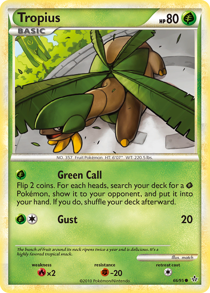 Tropius - HS Unleashed SET-66