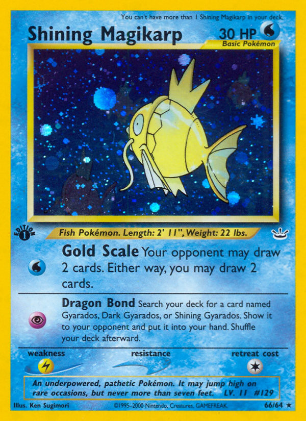 Shining Magikarp - Neo Revelation SET-66
