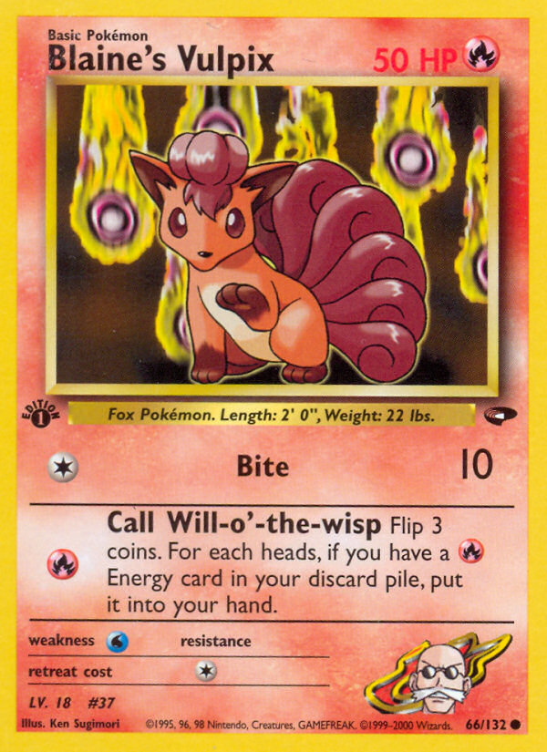 Blaine's Vulpix - Gym Challenge SET-66