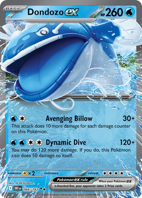Dondozo EX - Destined Rivals SET-66