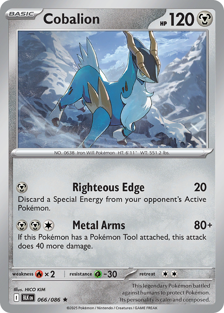 Cobalion - Black Bolt SET-66
