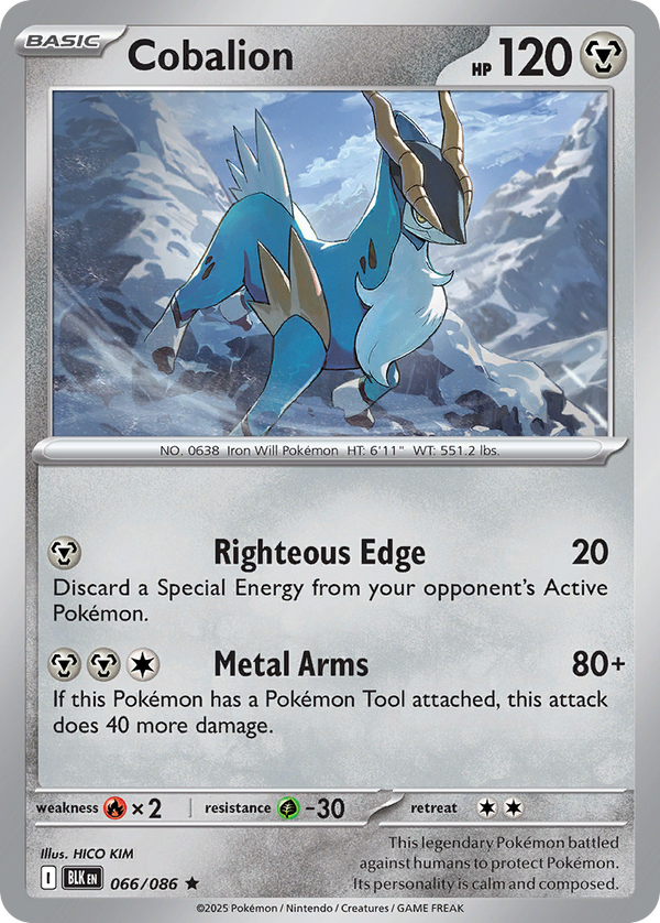 Cobalion - Black Bolt SET-66