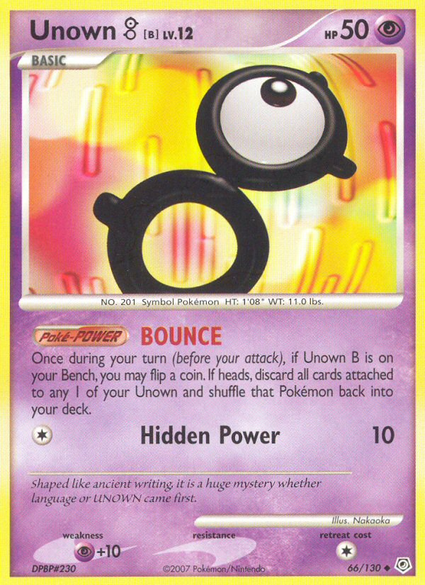 Unown [B] - Diamond & Pearl SET-66