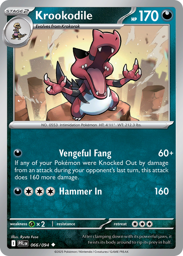 Krookodile - Phantasmal Flames SET-66