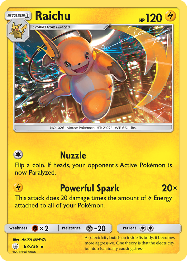 Raichu - Cosmic Eclipse SET-67
