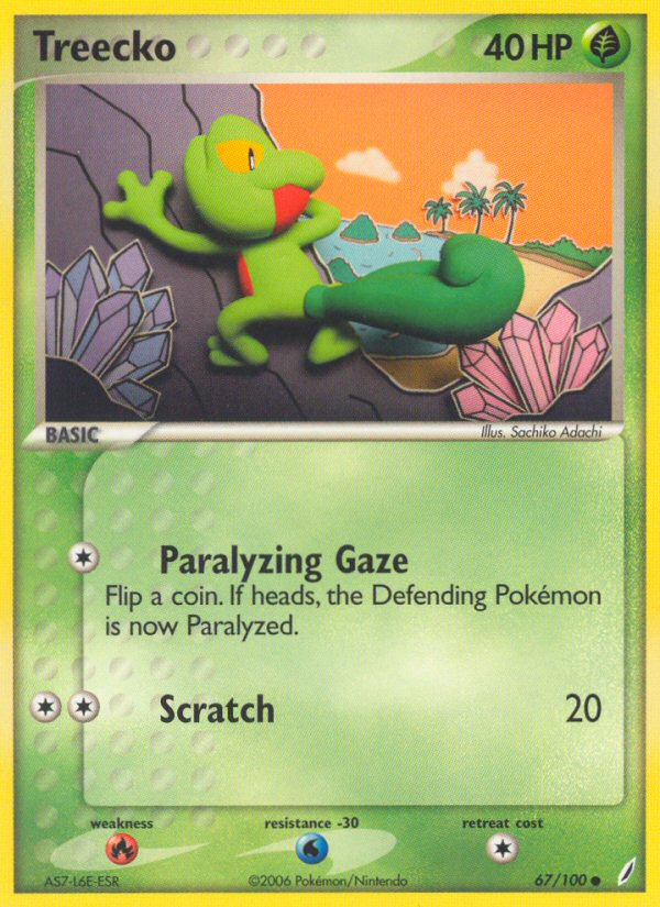 Treecko - Crystal Guardians SET-67