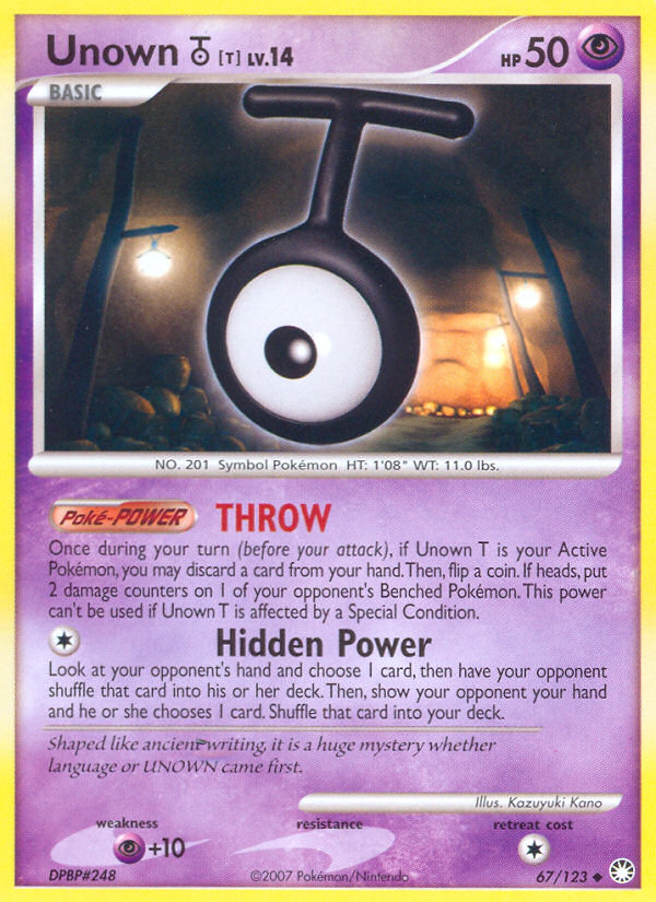 Unown [T] - Mysterious Treasures SET-67