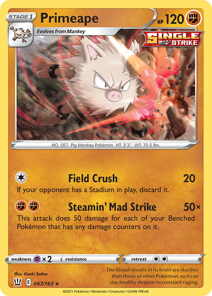 Primeape - Battle Styles SET-67