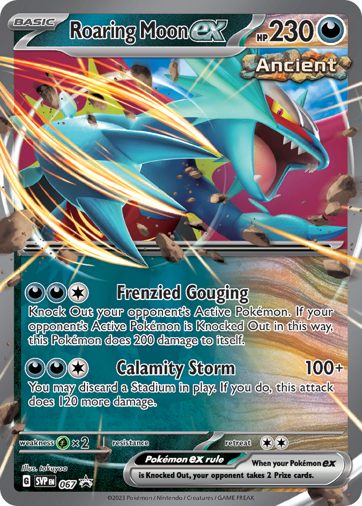 Roaring Moon EX - Scarlet & Violet Black Star Promos SET-67
