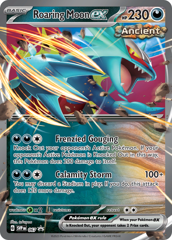 Roaring Moon EX - Scarlet & Violet Black Star Promos SET-67