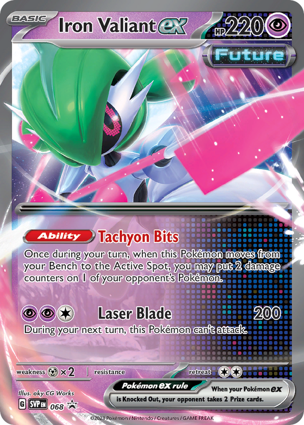 Iron Valiant EX - Scarlet & Violet Black Star Promos SET-68