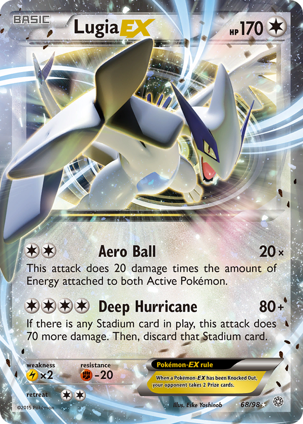 Lugia-EX - Ancient Origins SET-68