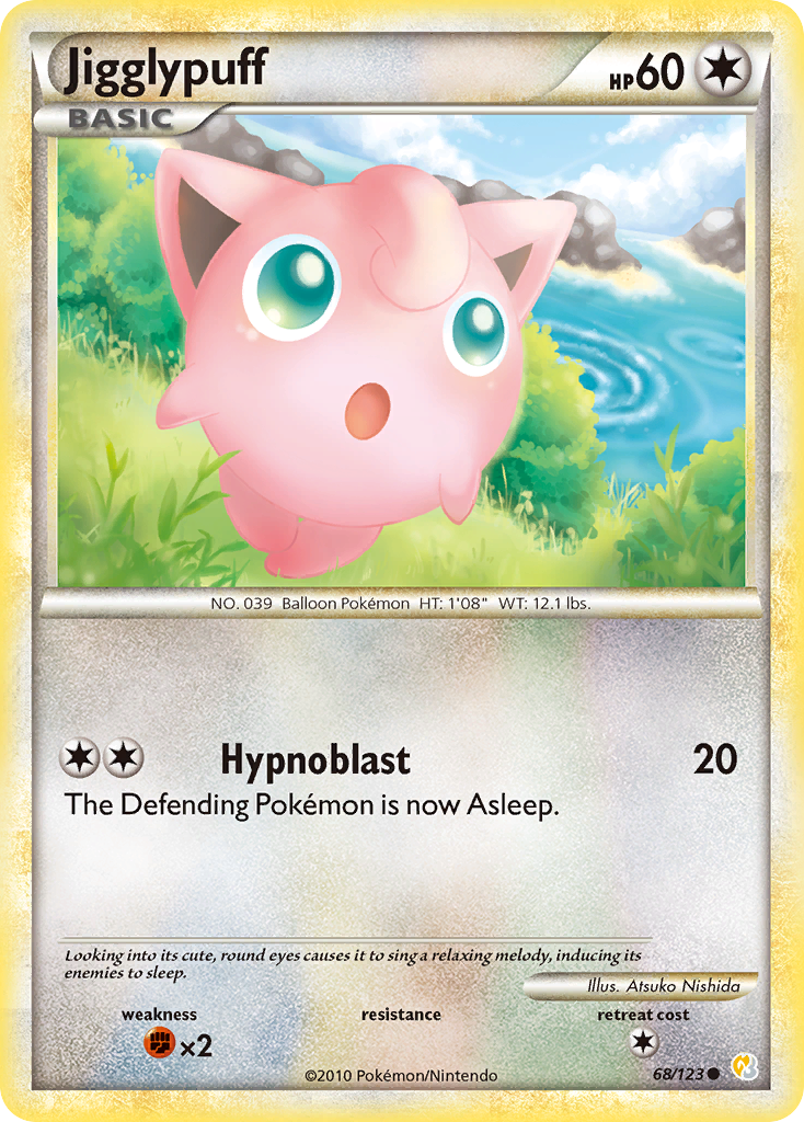 Jigglypuff - HeartGold & SoulSilver SET-68