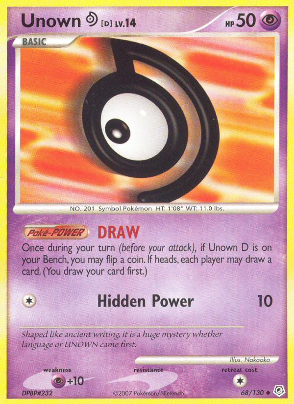 Unown [D] - Diamond & Pearl SET-68