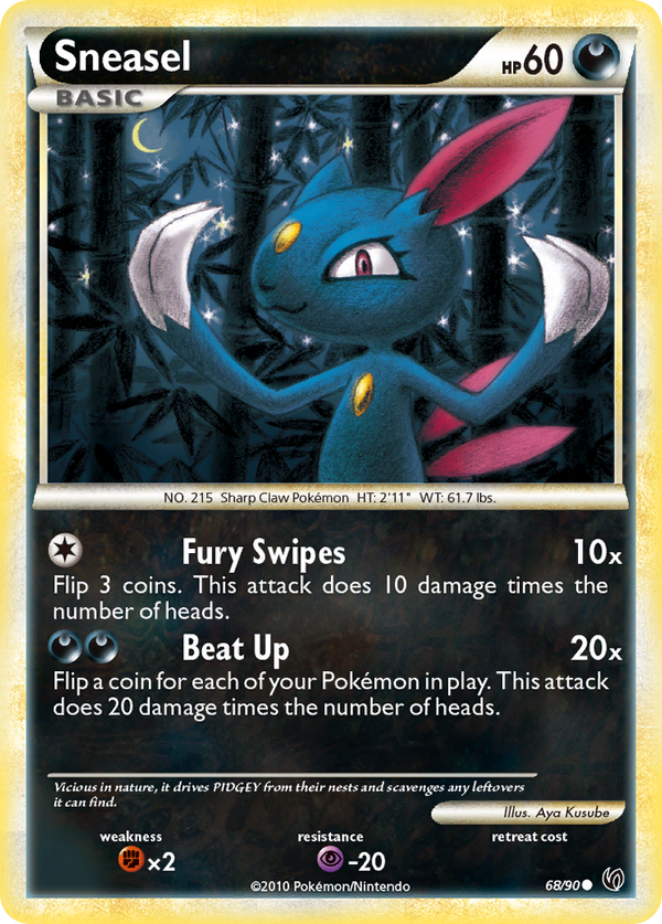 Sneasel - HS Undaunted SET-68