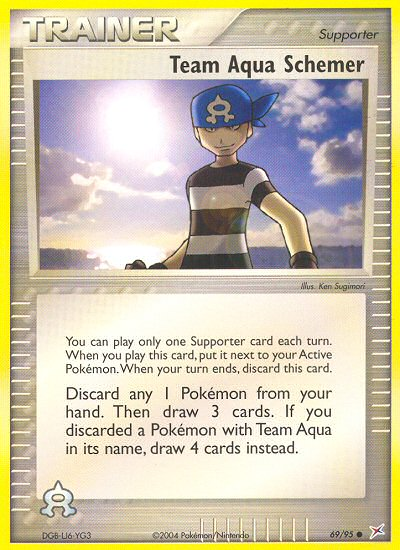 Team Aqua Schemer - Team Magma vs Team Aqua SET-69