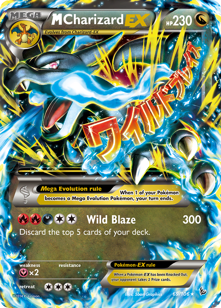M Charizard-EX - Flashfire SET-69
