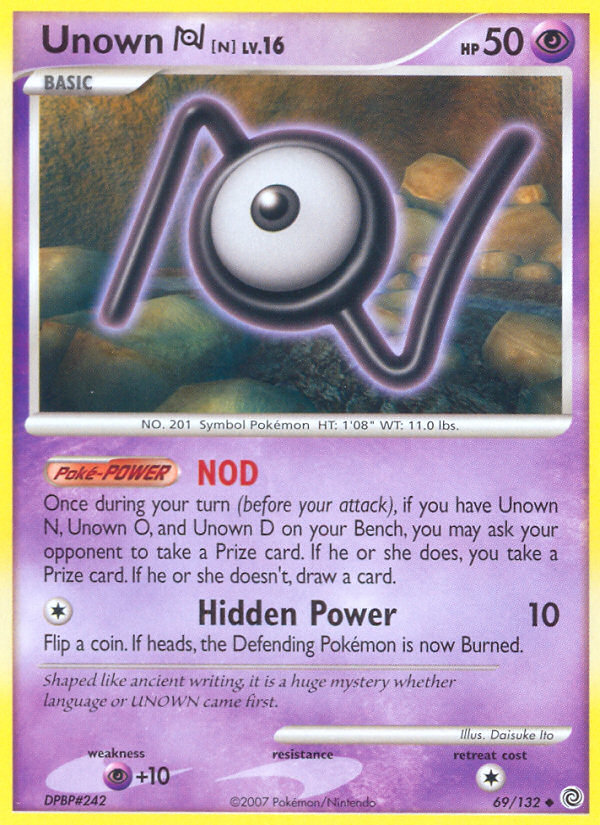 Unown [N] - Secret Wonders SET-69