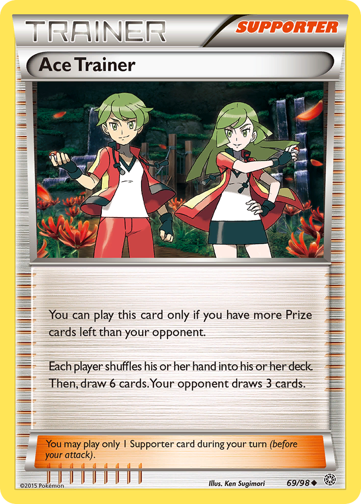 Ace Trainer (Ancient Origins SET) (Trainer) (Supporter) (Uncommon) (PKM Ancient Origins SET-67)