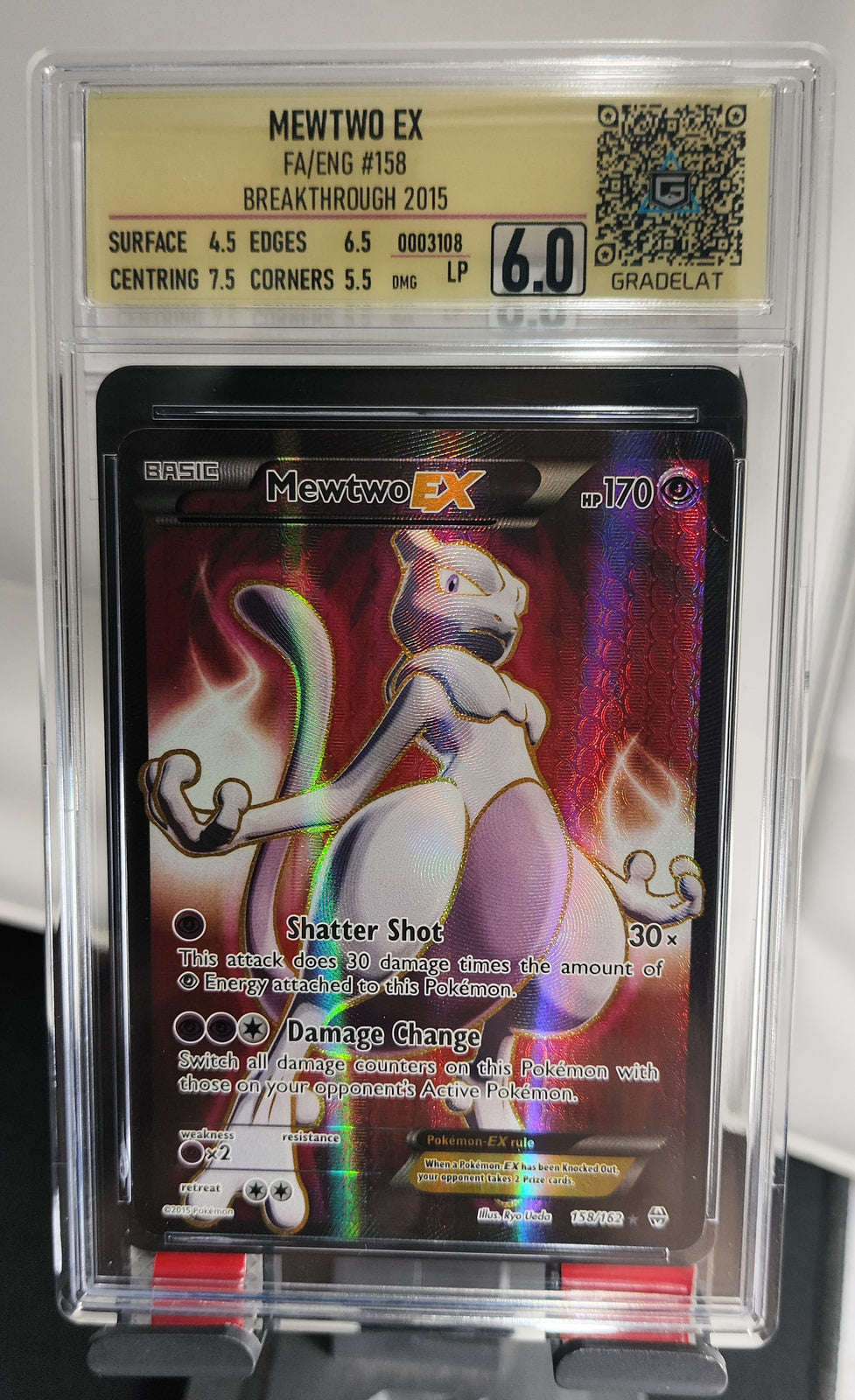 Mewtwo-EX BREAKthrough SET-158 — imagen del vendedor
