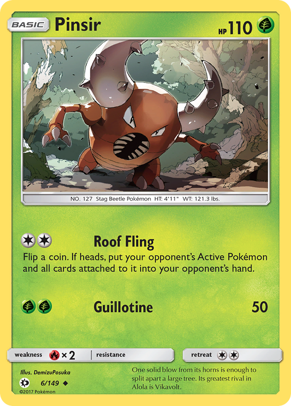 Pinsir - Sun & Moon SET-6