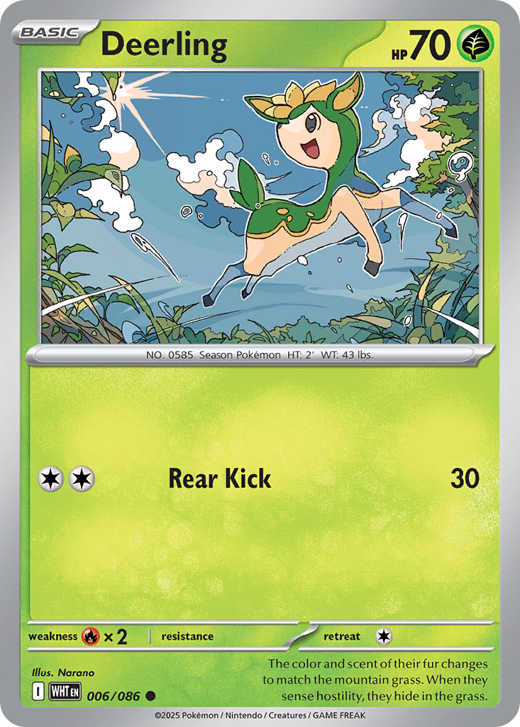 Deerling - White Flare SET-6