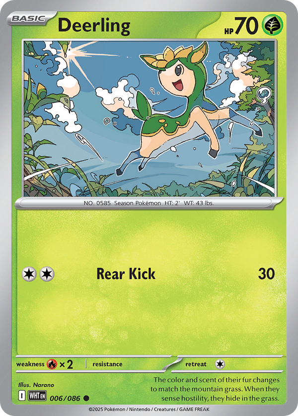 Deerling - White Flare SET-6
