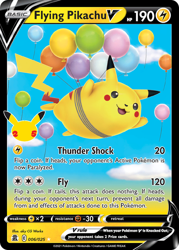 Flying Pikachu V - Celebrations SET-6