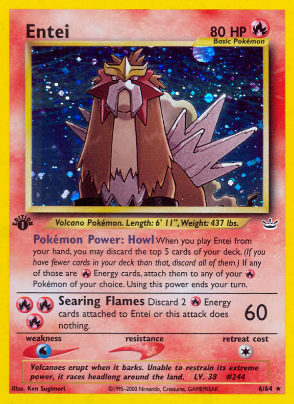 Entei - Neo Revelation SET-6