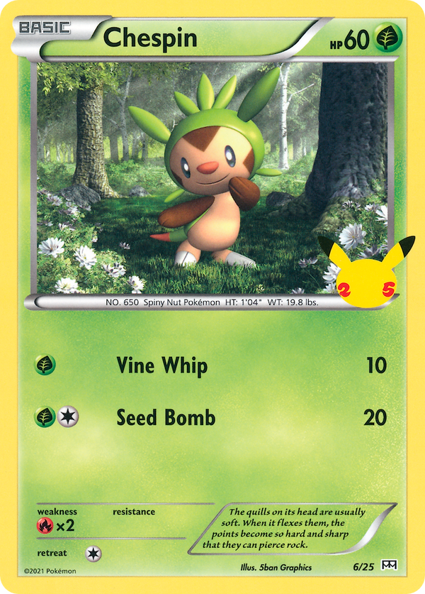 Chespin - McDonald's Collection 2021 SET-6