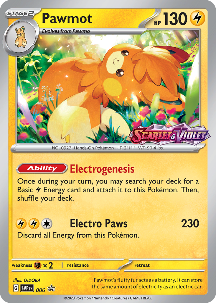 Pawmot - Scarlet & Violet Black Star Promos SET-6