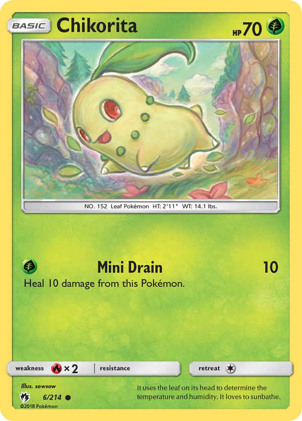 Chikorita - Lost Thunder SET-6
