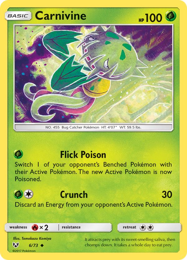 Carnivine - Shining Legends SET-6