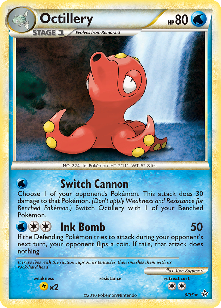 Octillery - HS Unleashed SET-6