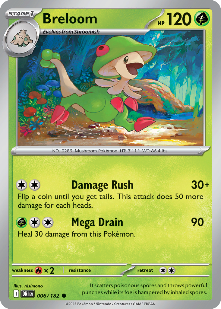 Breloom - Destined Rivals SET-6