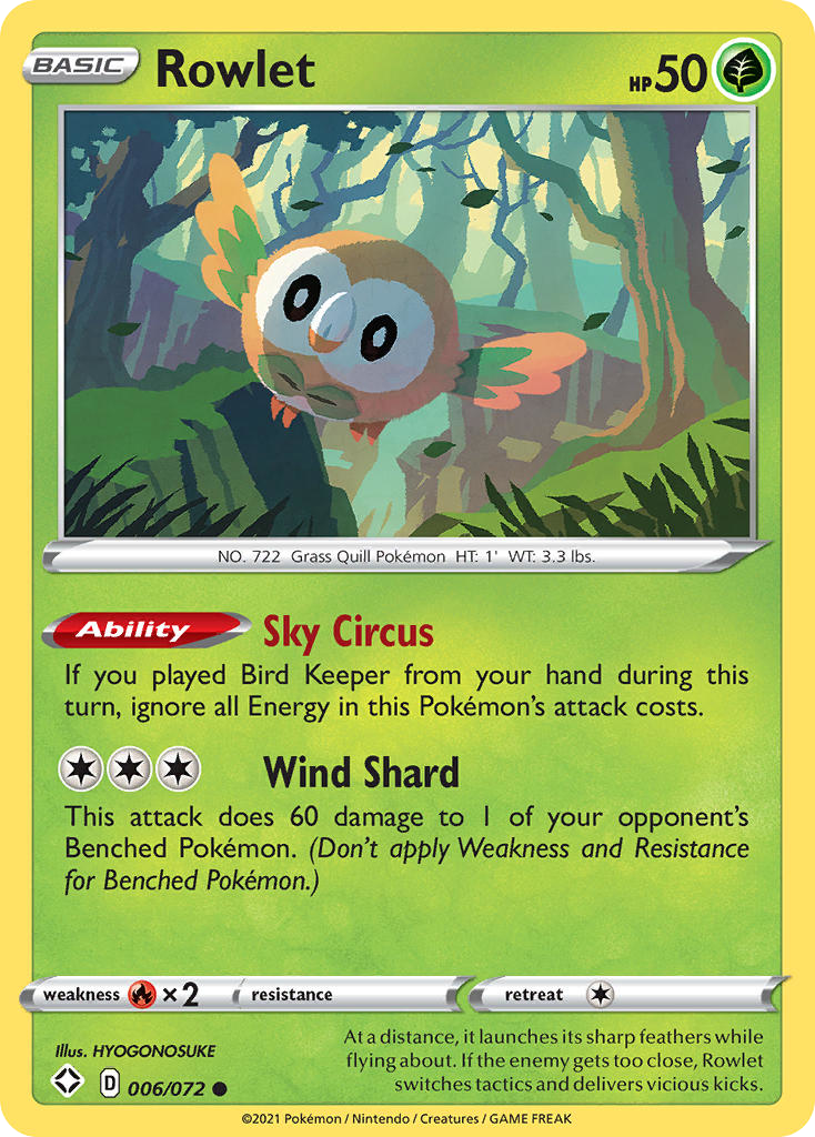 Rowlet - Shining Fates SET-6