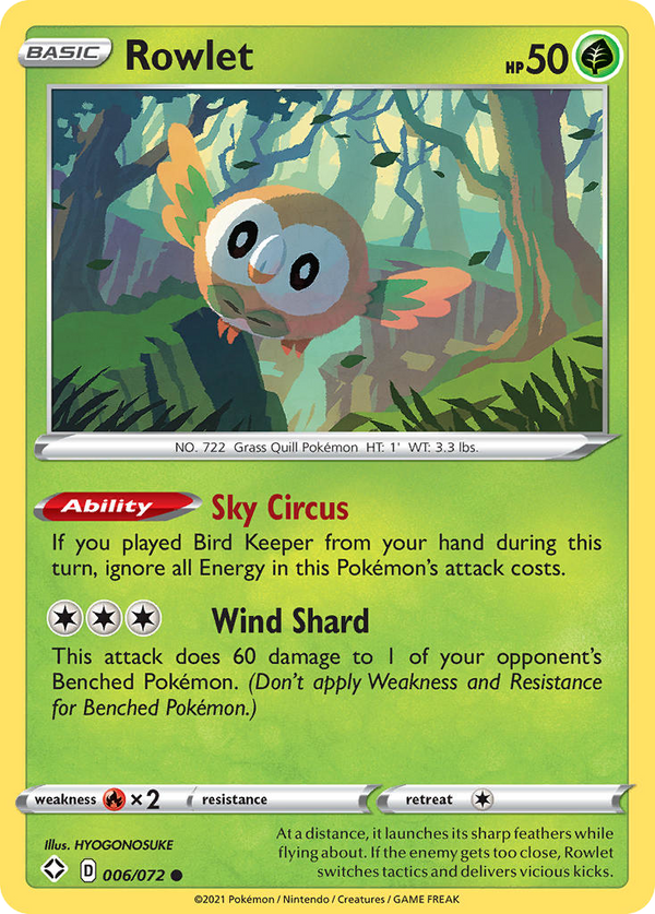 Rowlet - Shining Fates SET-6