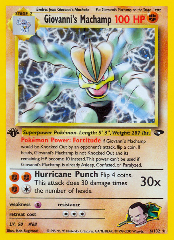 Giovanni's Machamp - Gym Challenge SET-6