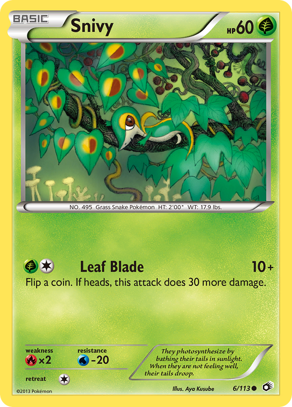 Snivy - Legendary Treasures SET-6