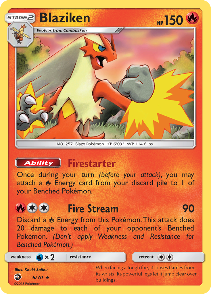 Blaziken - Dragon Majesty SET-6