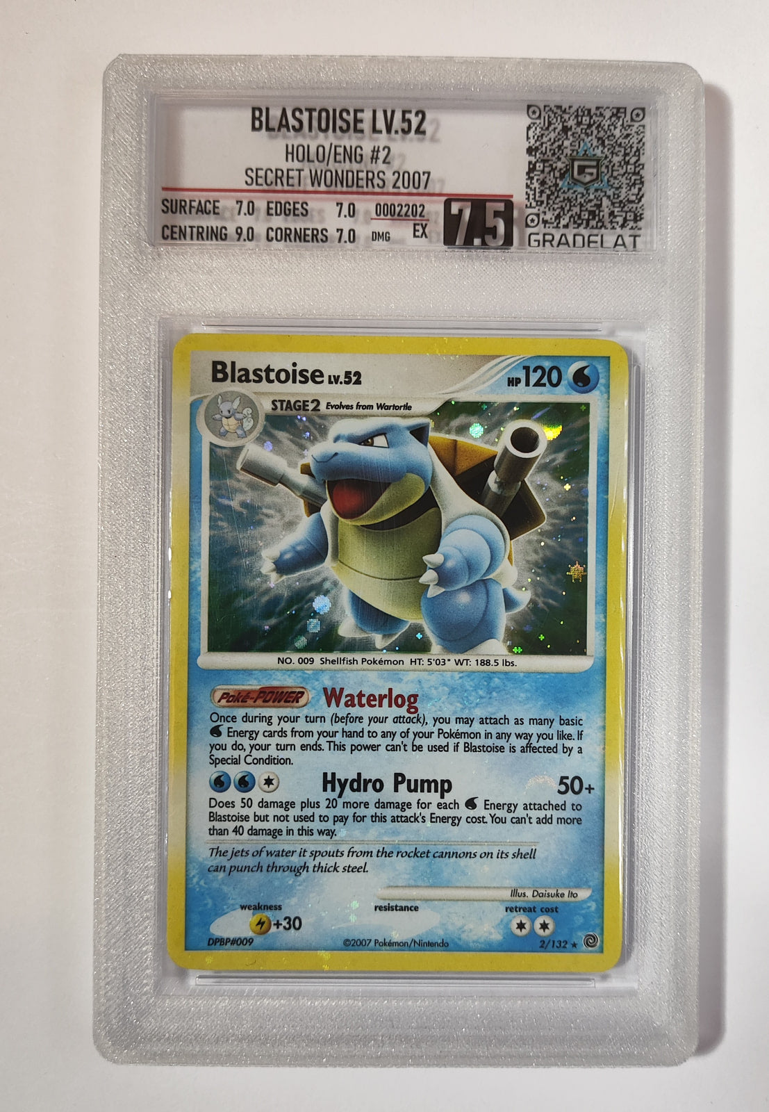 Blastoise Secret Wonders SET-2 — imagen del vendedor