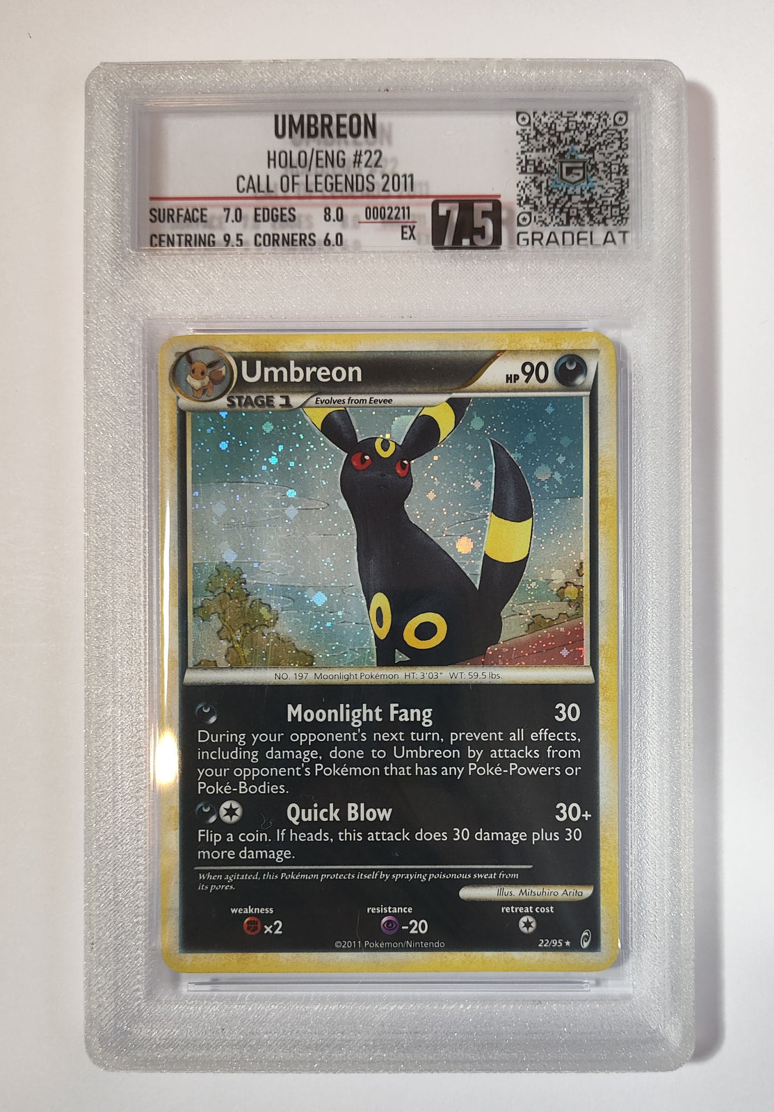 Umbreon Call of Legends SET-22 — imagen del vendedor