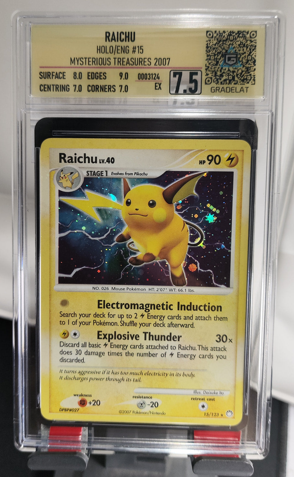 Raichu Mysterious Treasures SET-15 — imagen del vendedor