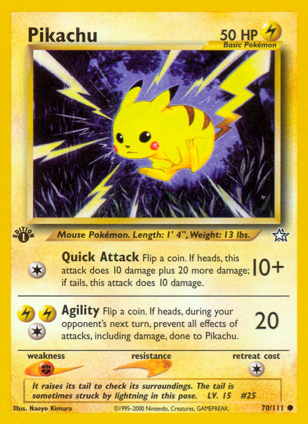 Pikachu - Neo Genesis SET-70